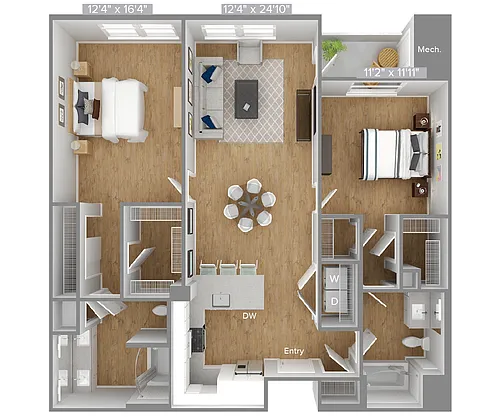 Floor plan B7