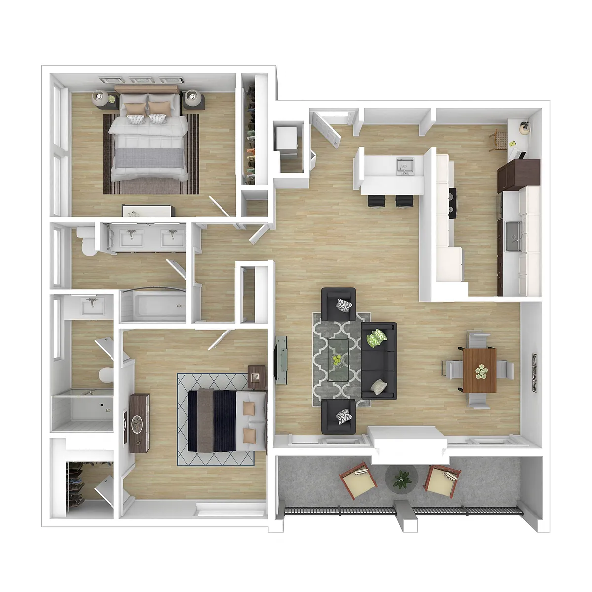 Floor plan 2x2X G