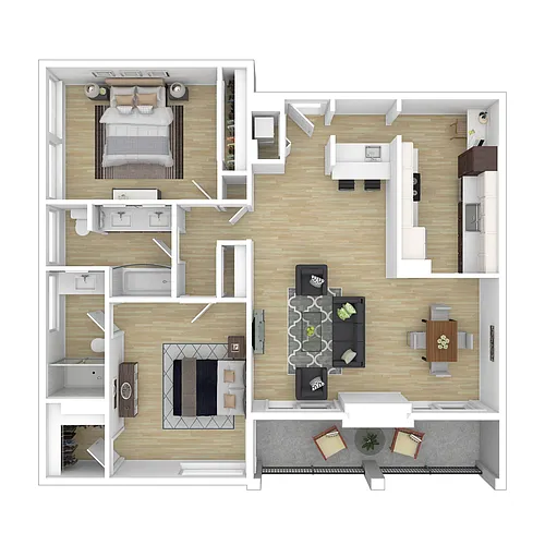 Floor plan 2x2X G