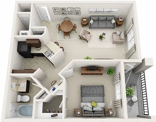 Floor plan A1A