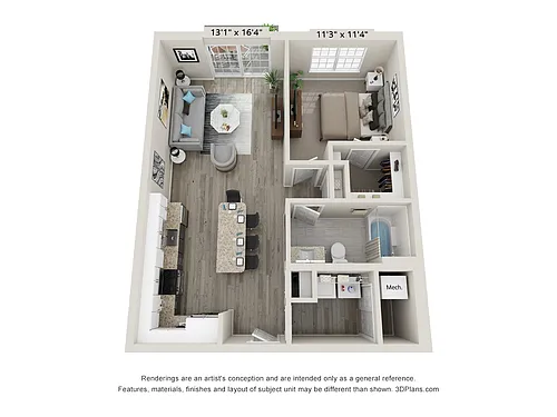 Floor plan The Gable D