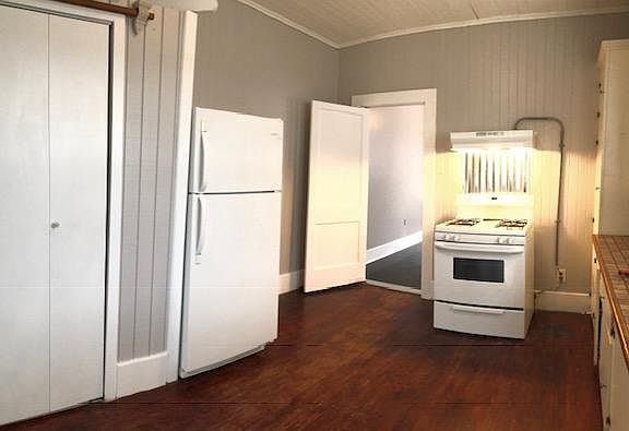 Kitchen View - Gas Stove and Refrigerator provided
