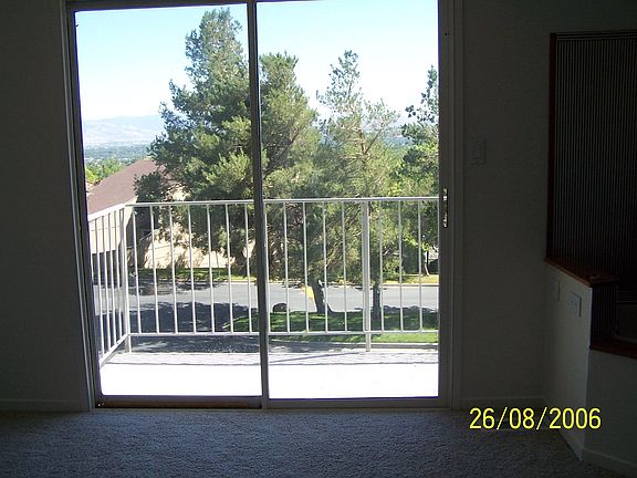view from the second floor out the sliding glass door