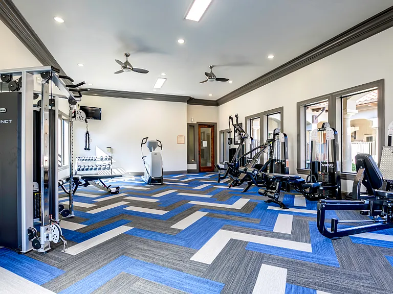 24/7 fitness center with updated equipment