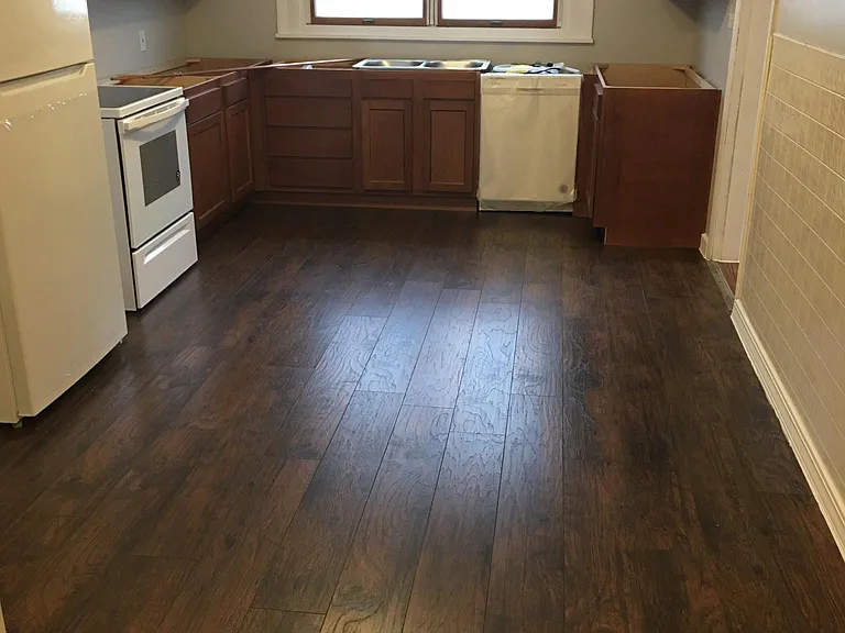 Large and spacious kitchen - this is a photo taken during the renovation process. Posting this to show the size of the kitchen