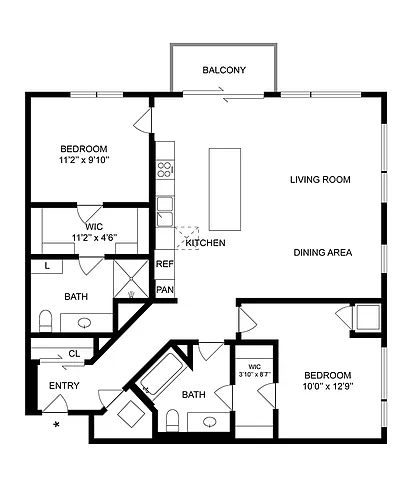 Floor plan Edison