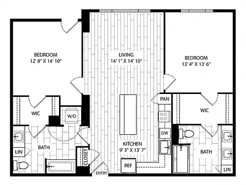 Floor plan Coulter
