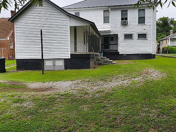 Back yard and back of house