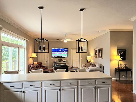 kitchen open to great room