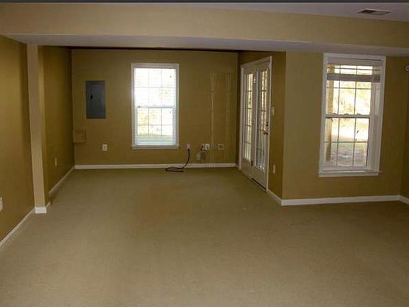 Basement with walkout to patio