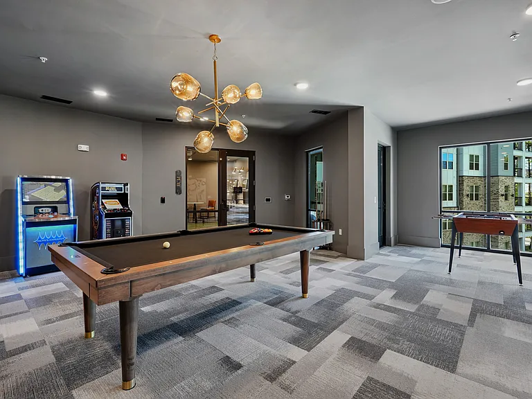 Social Lounge with Billiards, TVs, & Games