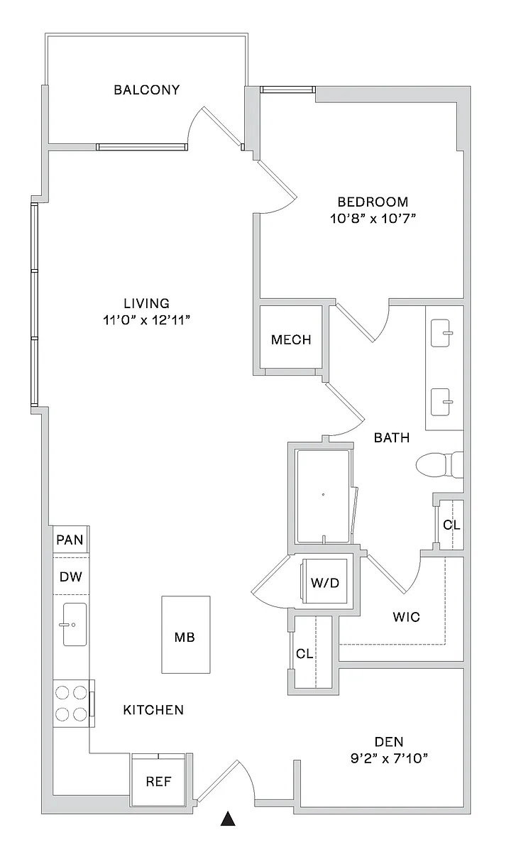 Floor plan A3C