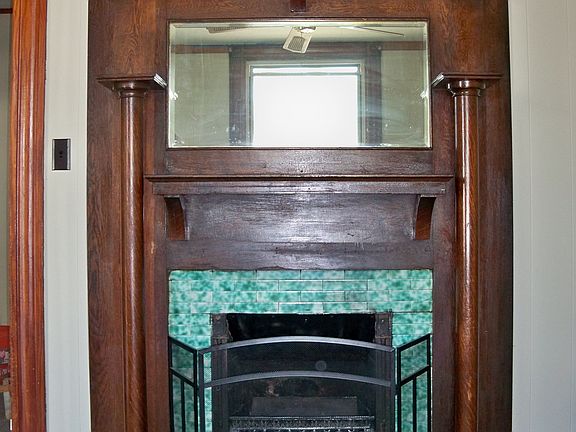 Front room fireplace