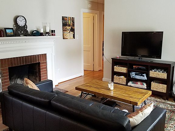 Front entry into living room