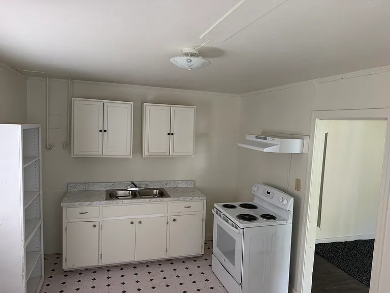 kitchen; refridgerator to be installed by landlord