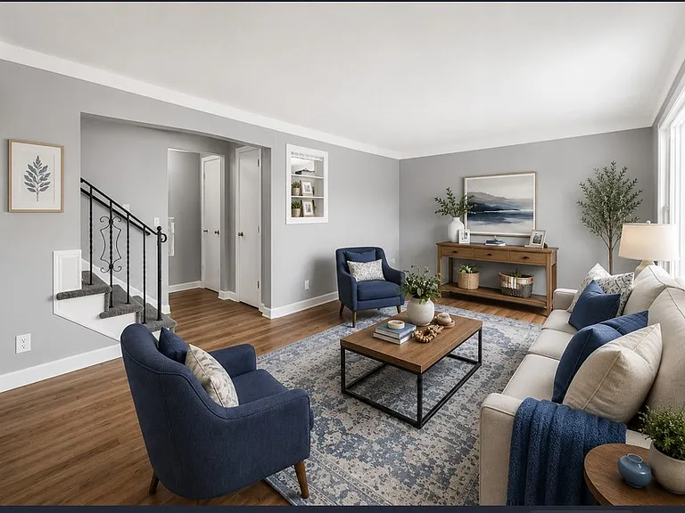 Living Room Virtually Staged