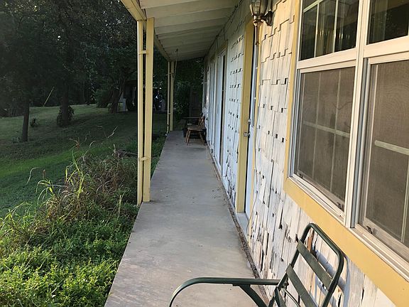 View down back porch