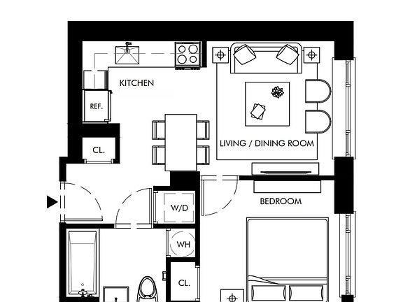 2nd image of 50 Clarkson Ave APT 808
