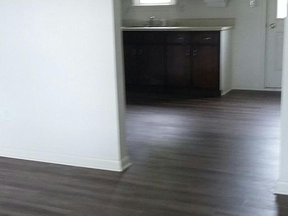 Living room into kitchen