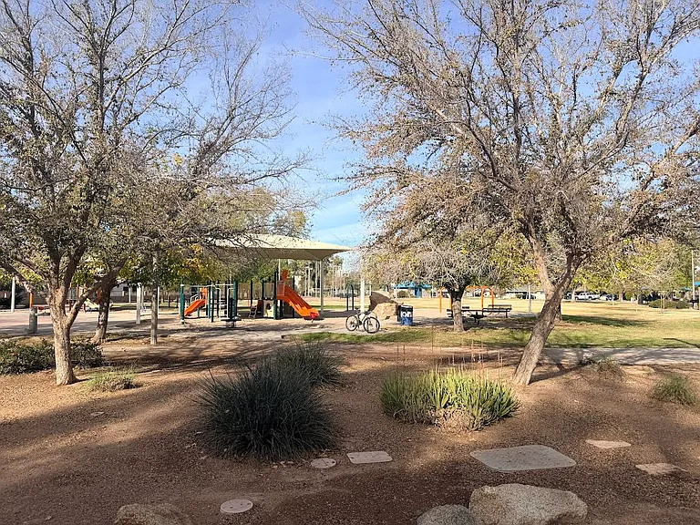 City park, 1 house away