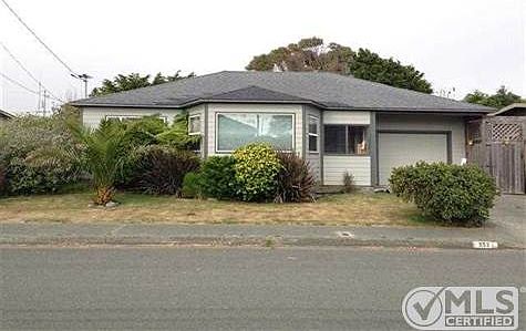 Front of house 1 block from the ocean.
