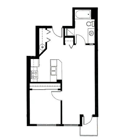 Floor plan 1B4