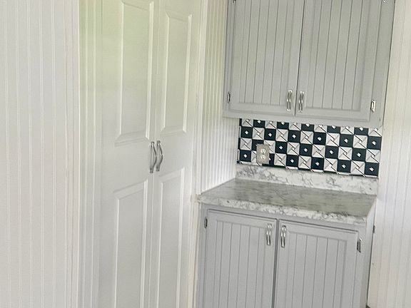 Kitchen pantry. Water line for ice maker.