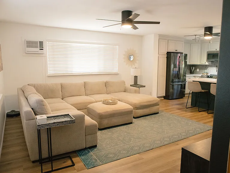 Living room & kitchen