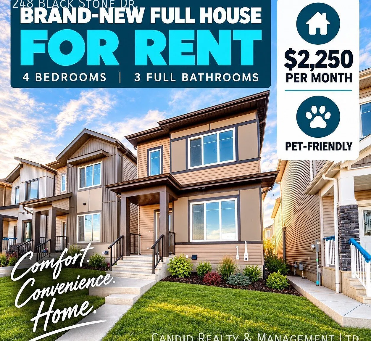 Brand-New 4-Bedroom House | Double Garage | Pet-Friendly | Leduc — Photo 1