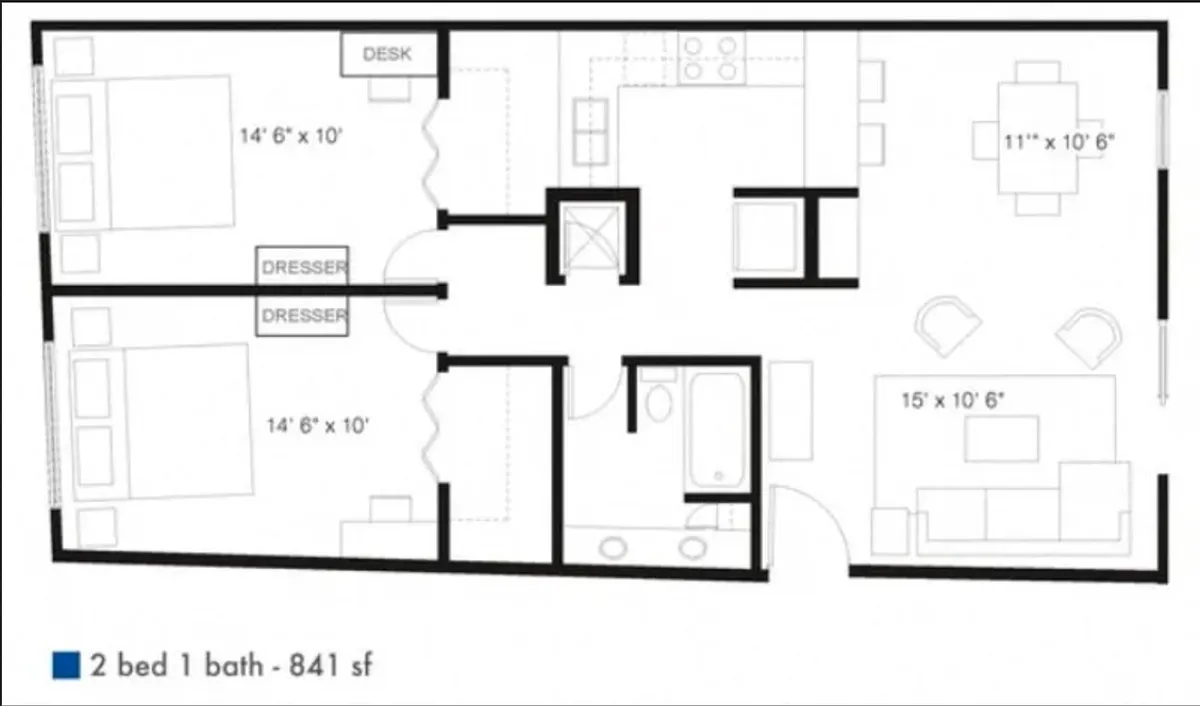 Floor plan B2