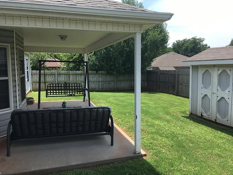 backyard covered patio