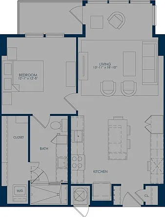 A15: 1bed 1bath A15: 1bed 1bath