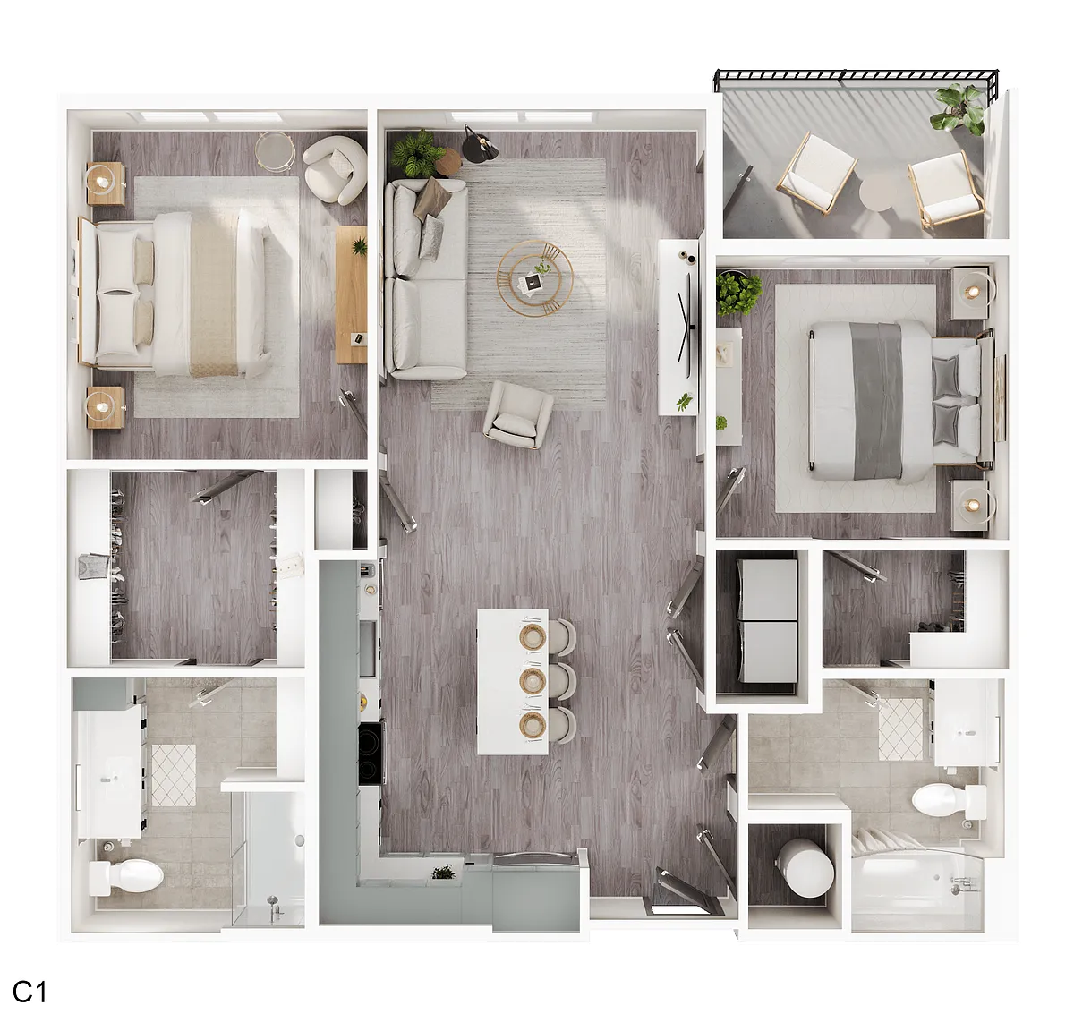 Floor plan C1