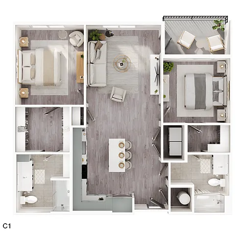 Floor plan C1