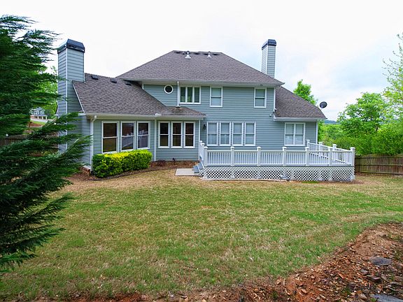 Large deck and level yard