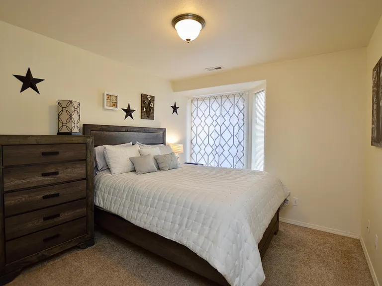 Large dresser and closet!