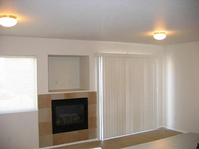 Living room, flooring is now LVP.