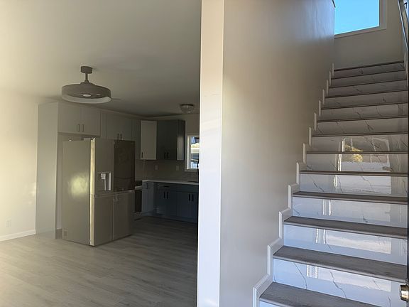 Living room and stairway