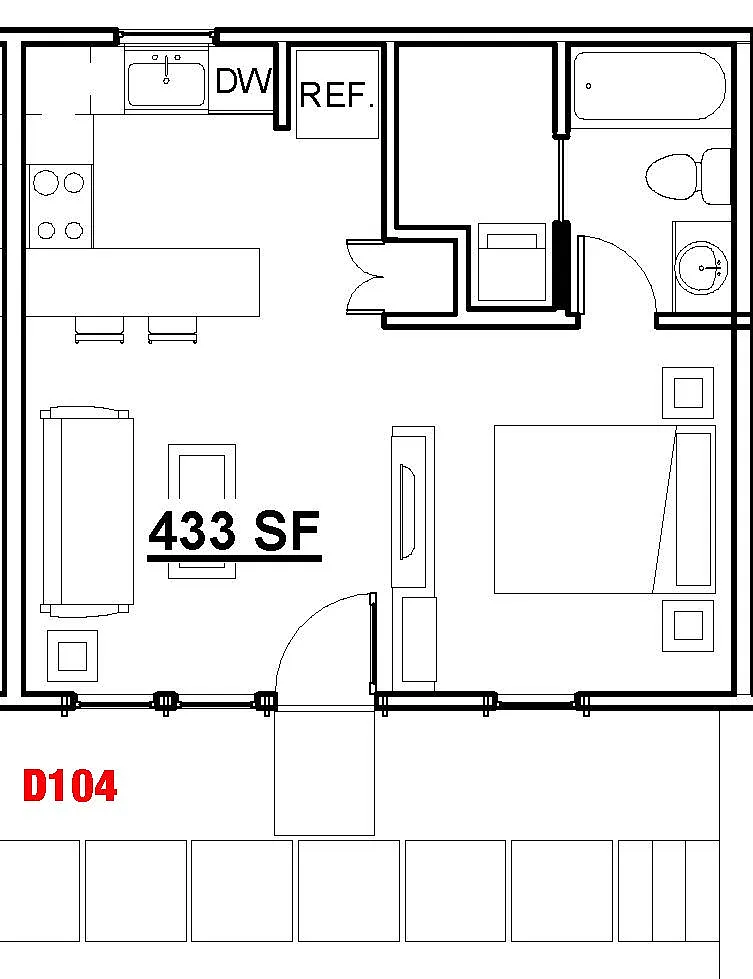 Floor plan D104