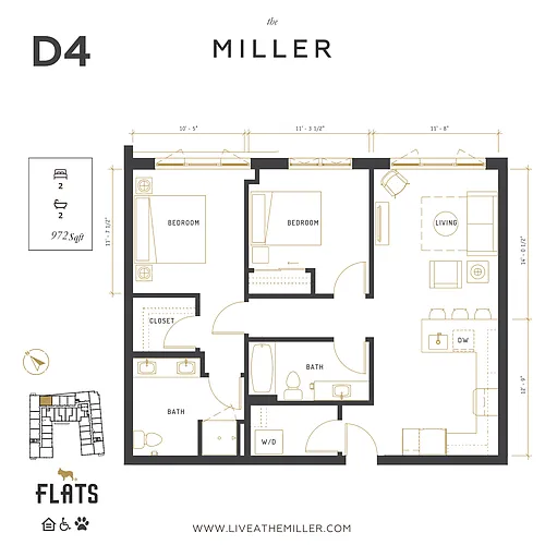 Floor plan D4