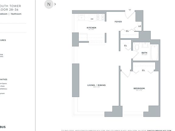 2nd image of 1 Columbus Pl APT S30b