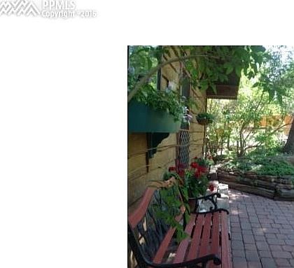 patio by front door