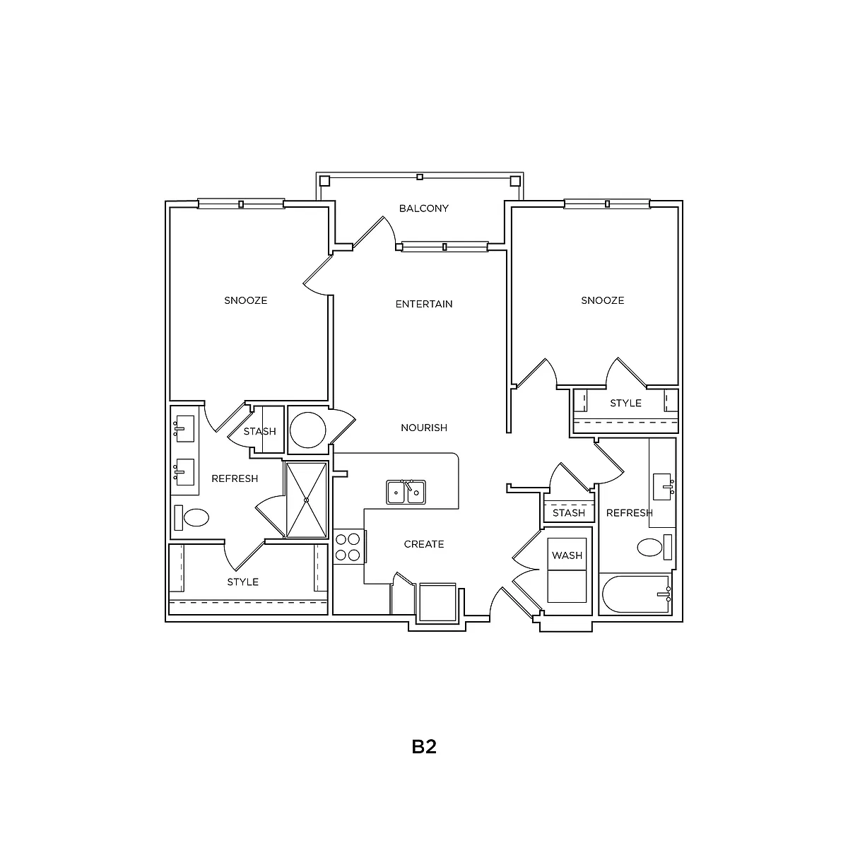Floor plan B2-ALT-2