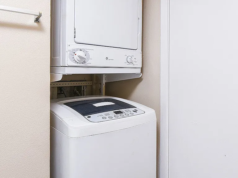 Efficiency - A Floor Plan - Stackable Washer and Dryer