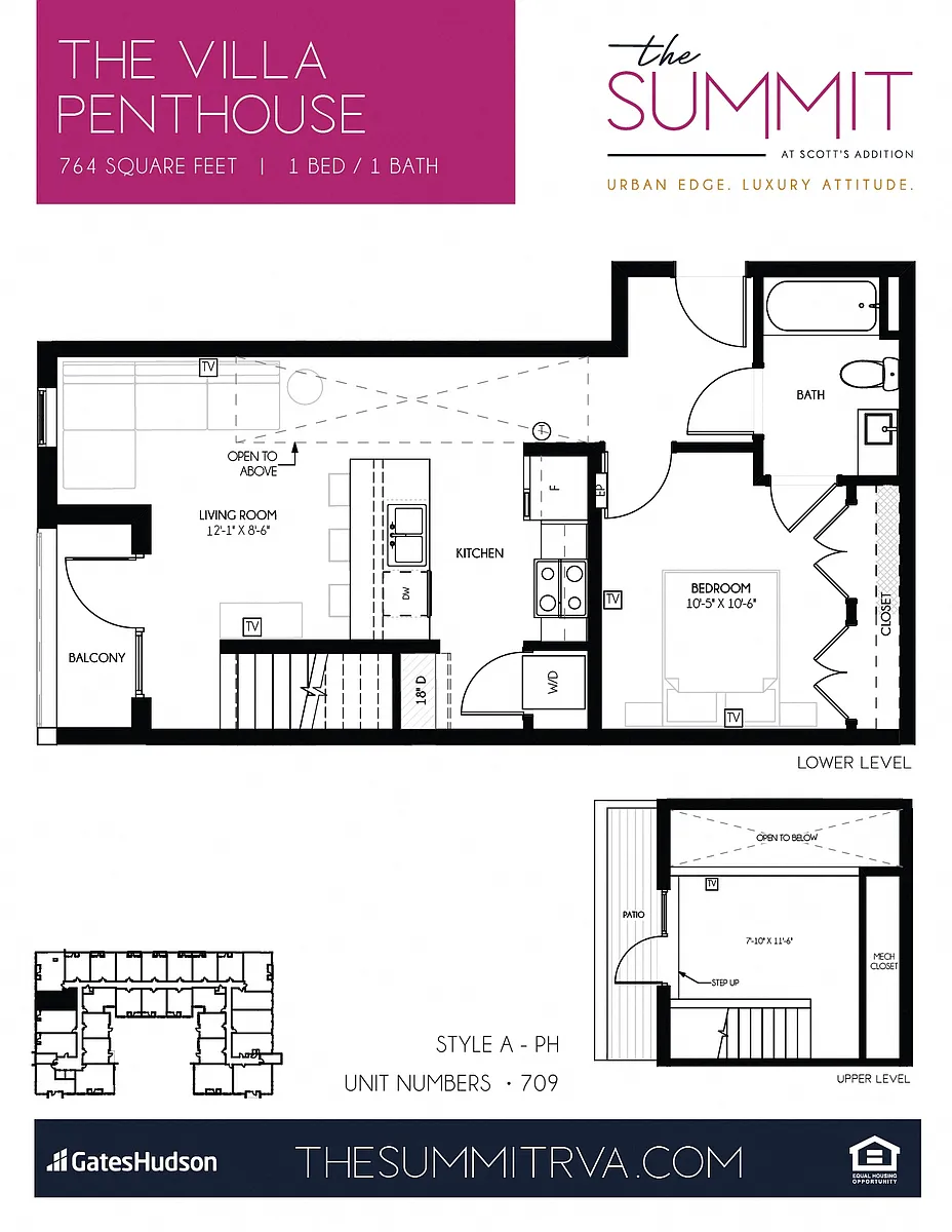 Floor plan The Villa - Style A Penthouse