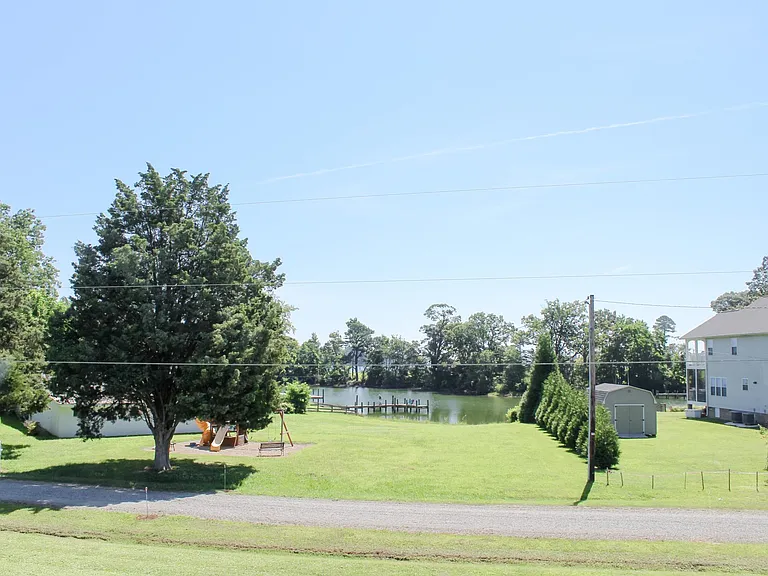 Waterview from second floor; community access property; directly across the street