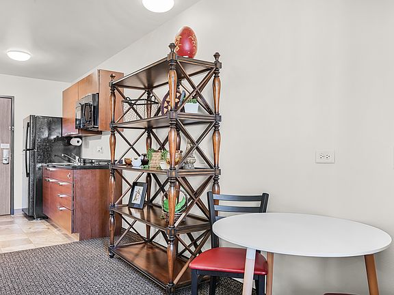 Dining and kitchen area