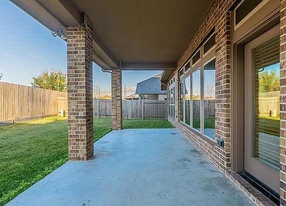 Extended back patio