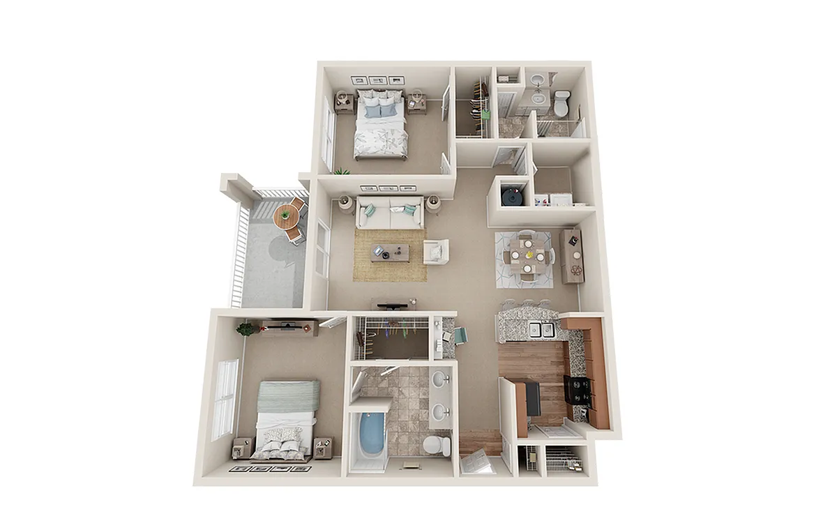 Floor plan 2D Deluxe