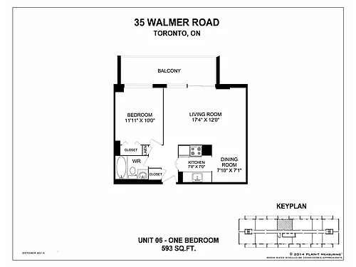 Floor plan 1 Bedroom